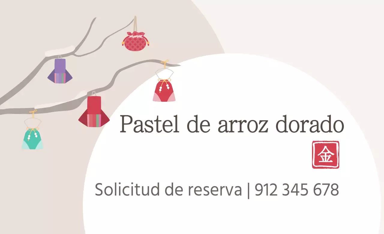 Pastel de arroz dorado