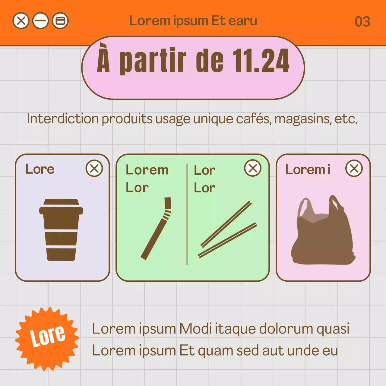 Guide politique mignon avec un concept de barre de recherche internet violette