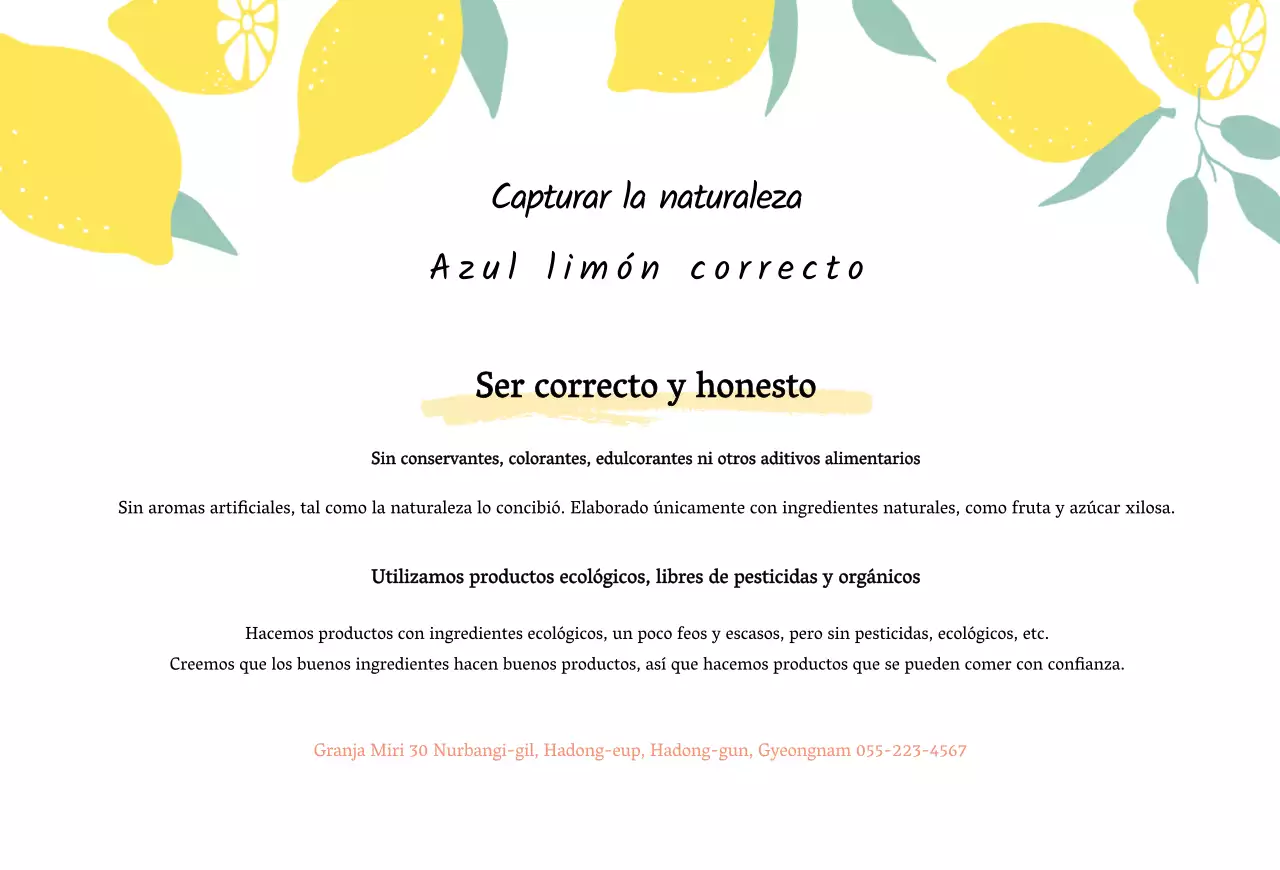 Postal ilustrada de limonada