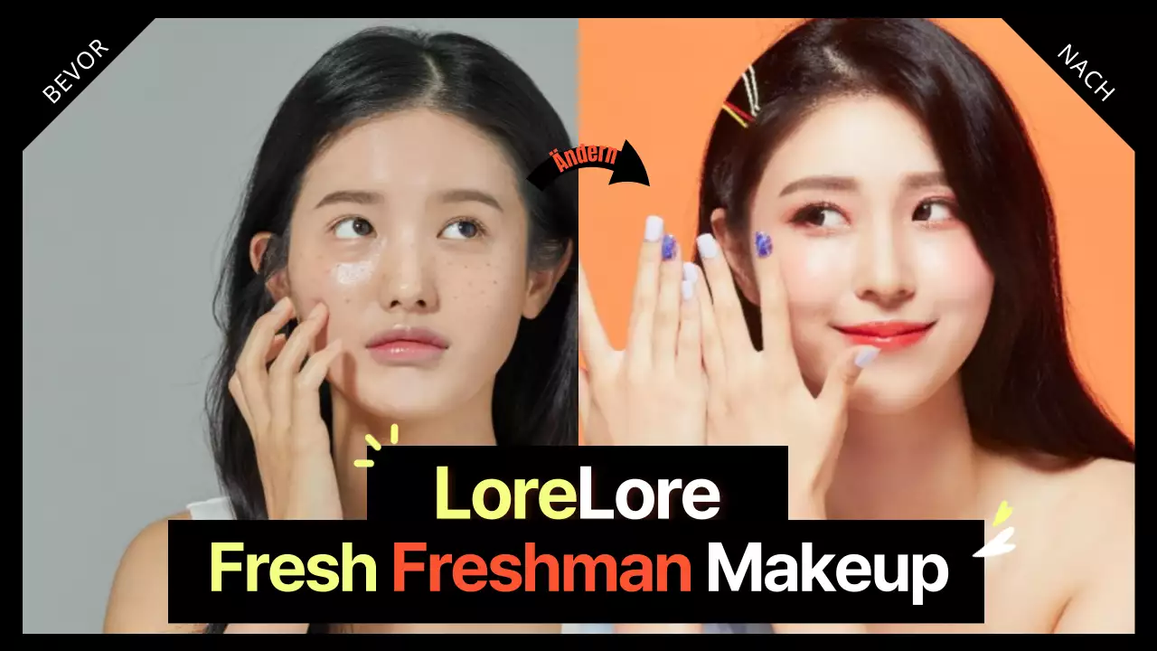 How-To - Make-up vorher und nachher