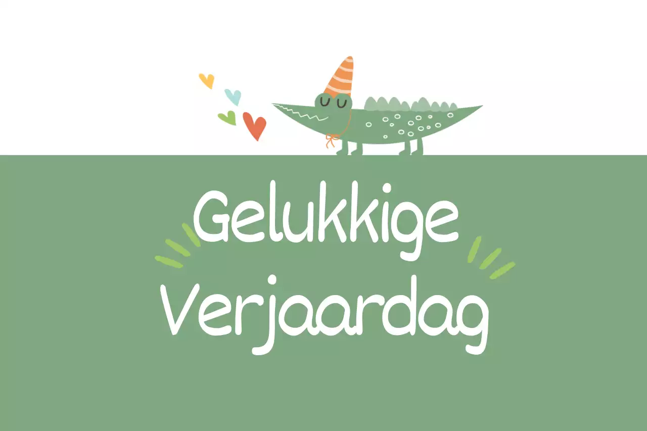 Verjaardag met alligator