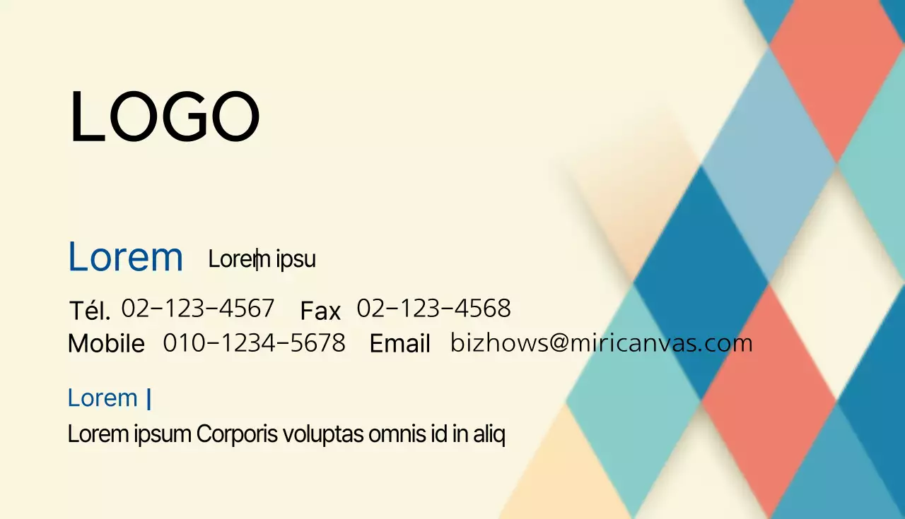 Cartes de visite intérieures