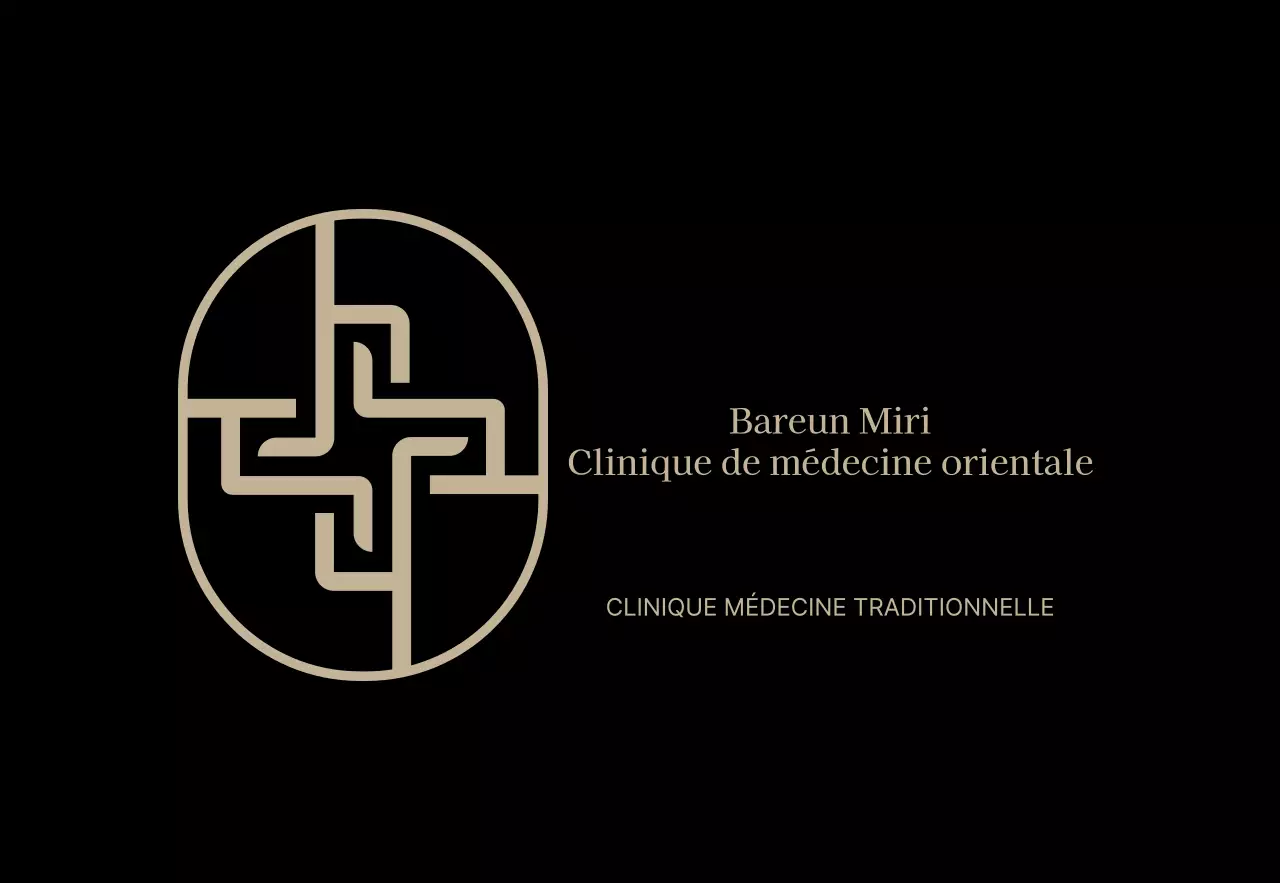 Symbole noir Logo Clinique orientale Enseigne