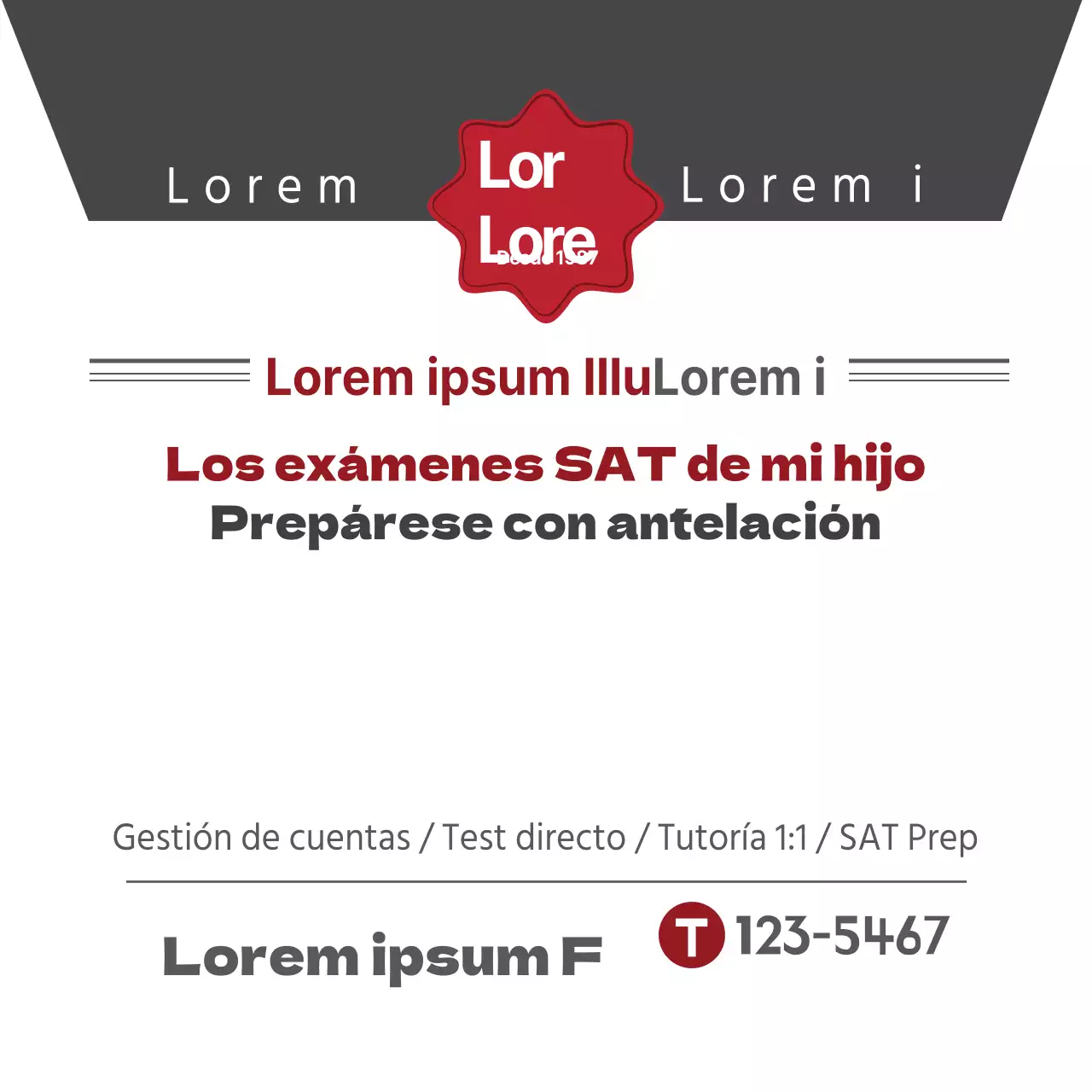 Los exámenes SAT de mi hijo