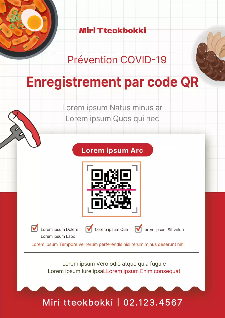 Enregistrement par code QR
