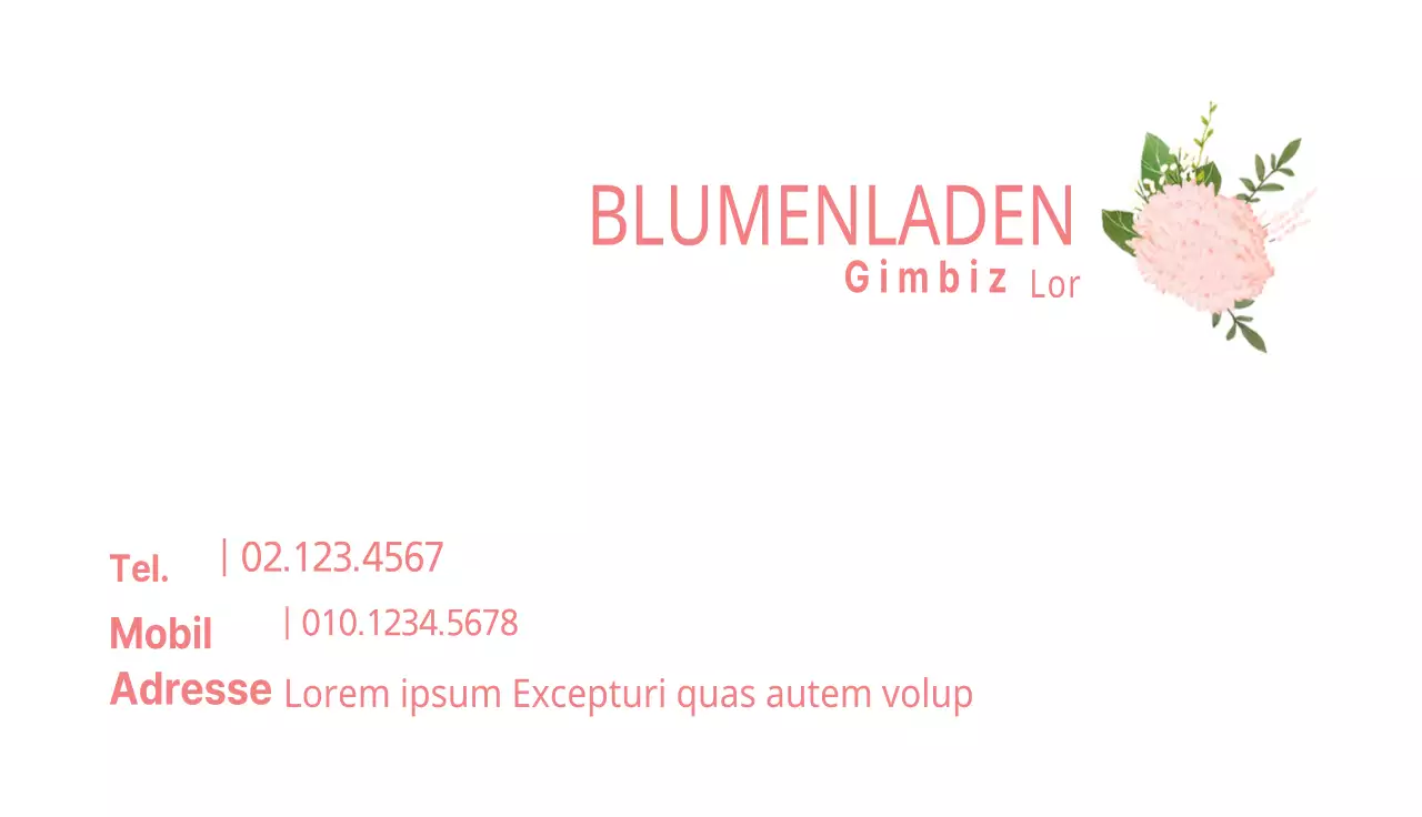 44729_Blume Visitenkarte
