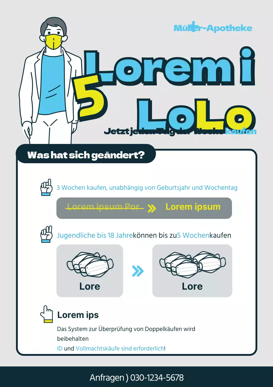 Aufhebung von Teil 5 der öffentlichen Masken