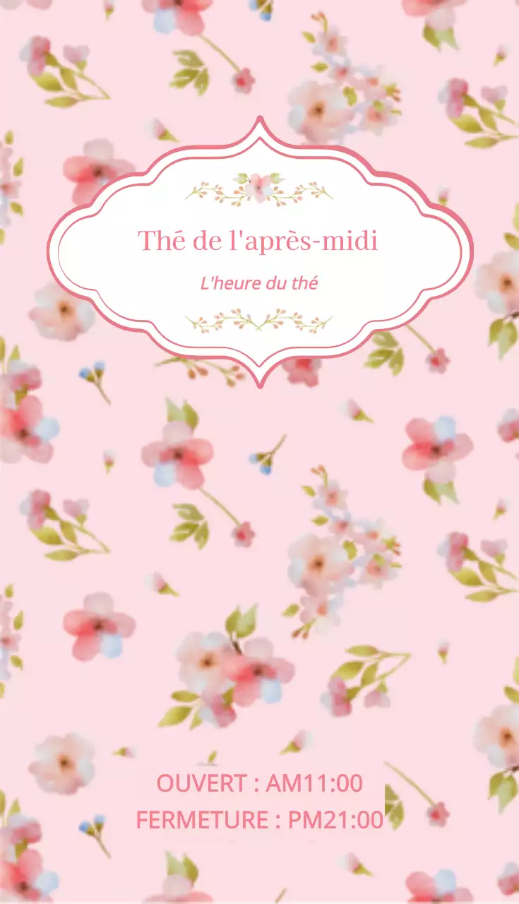 Thé de l'après-midi