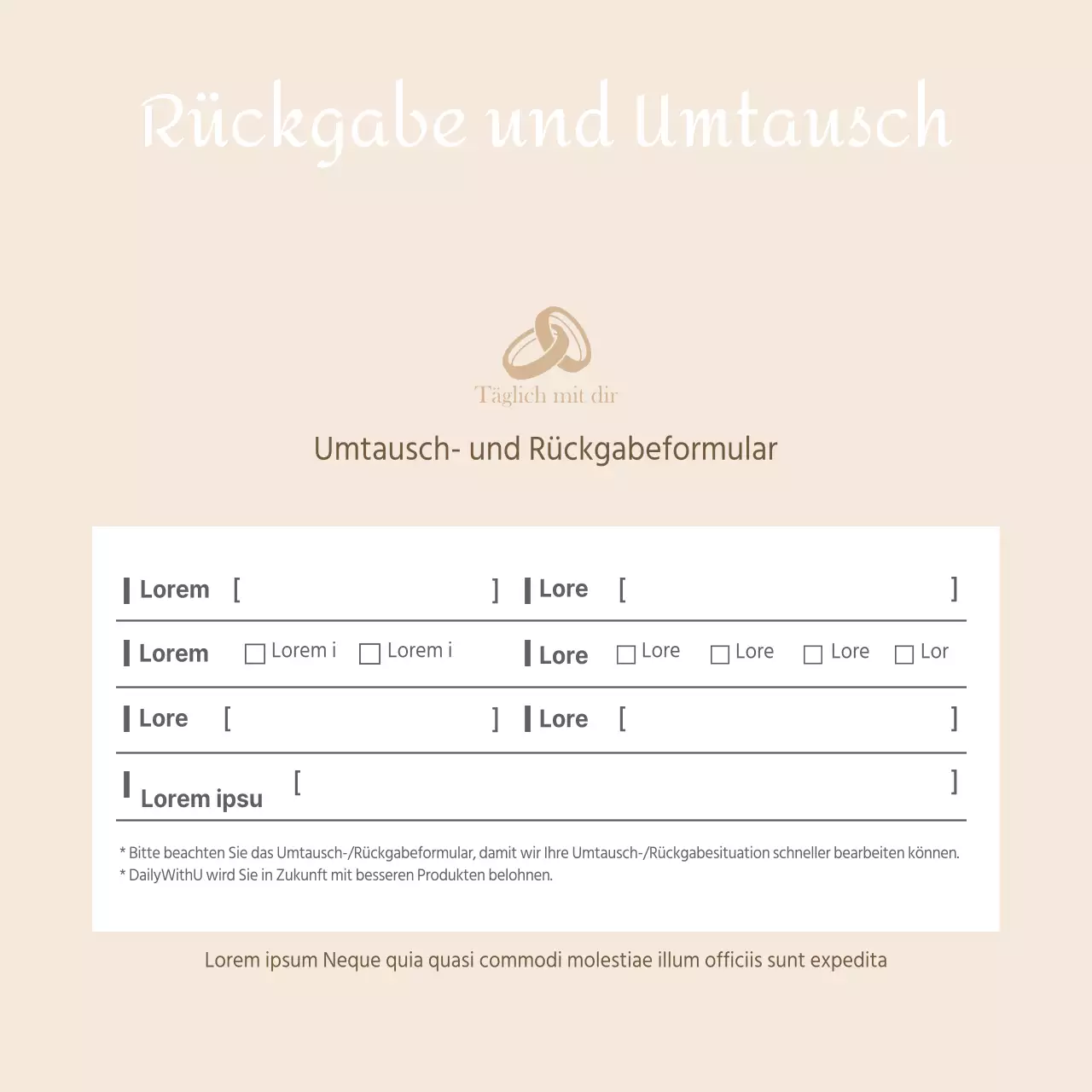 Beige SchmuckEinkaufszentrum Exchange Postkarte