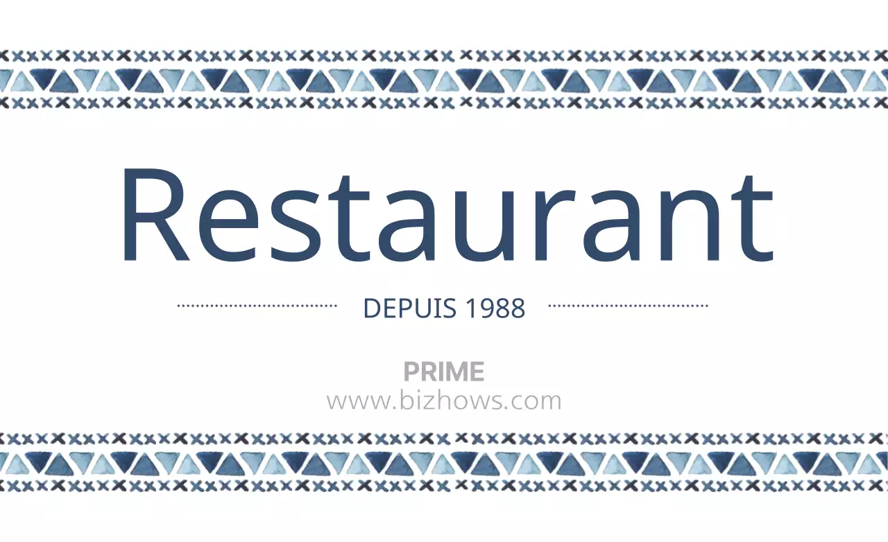 Autocollants de restaurant