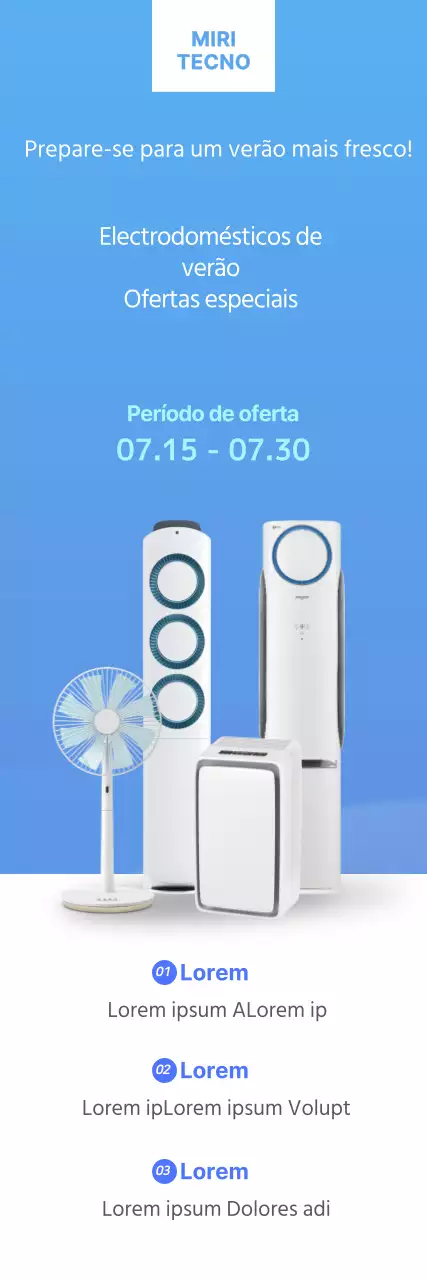 Faixa azul do aparelho de verão