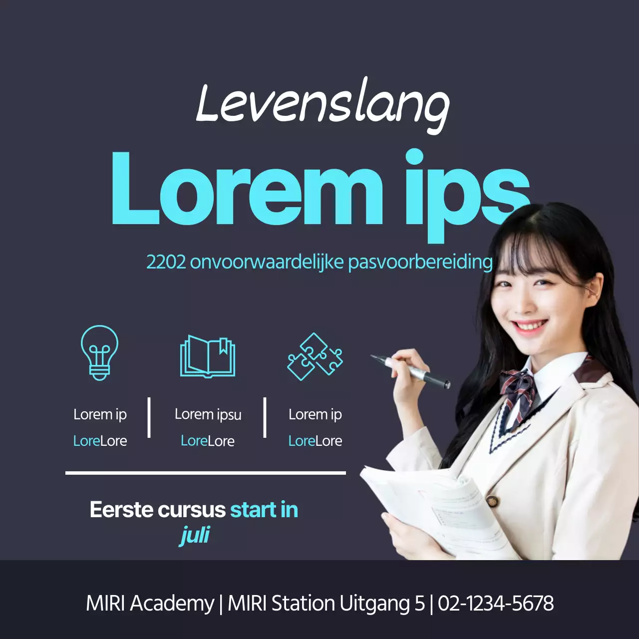 School voor pasvoorbereiding