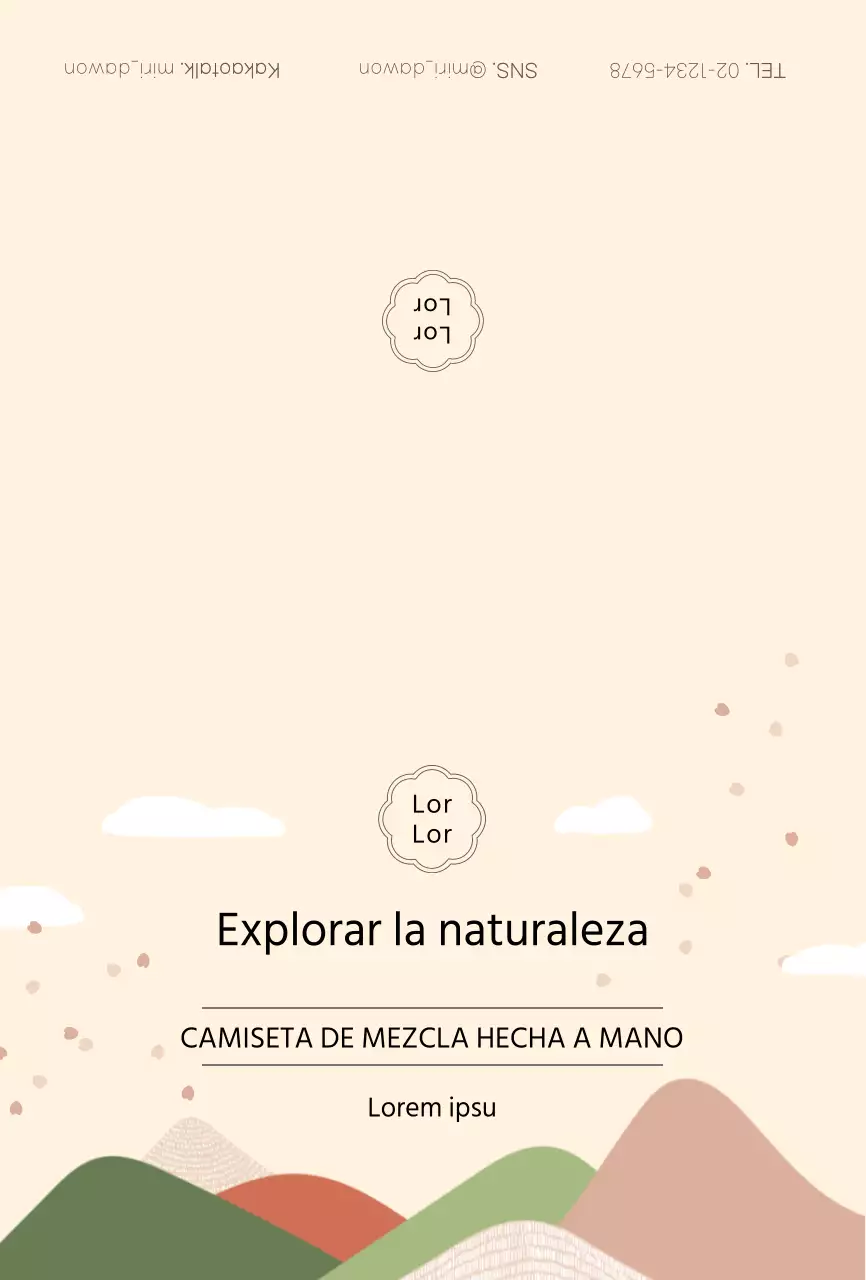 Bolsitas de té hechas a mano en color beige para promocionar el producto