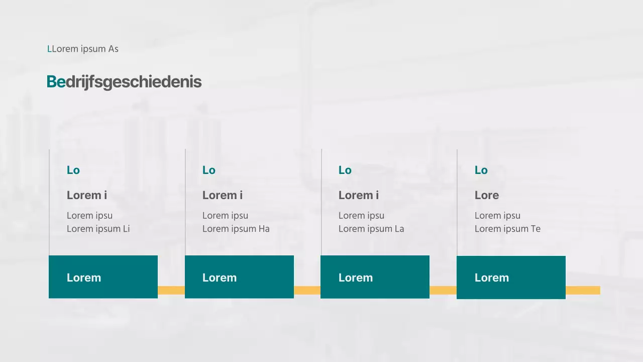 Tijdlijn geschiedenis ontwerp infographic met grijze en turquoise concepten