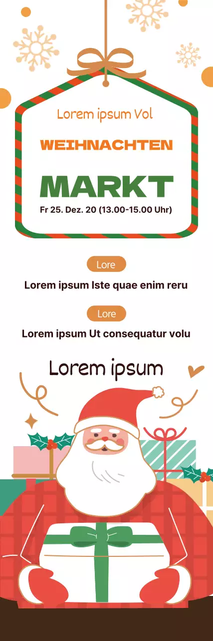 Rote Illustration Weihnachten Kirche Förderung