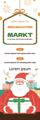 Rote Illustration Weihnachten Kirche Förderung