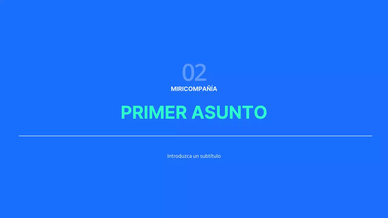 Informes empresariales sencillos en azul