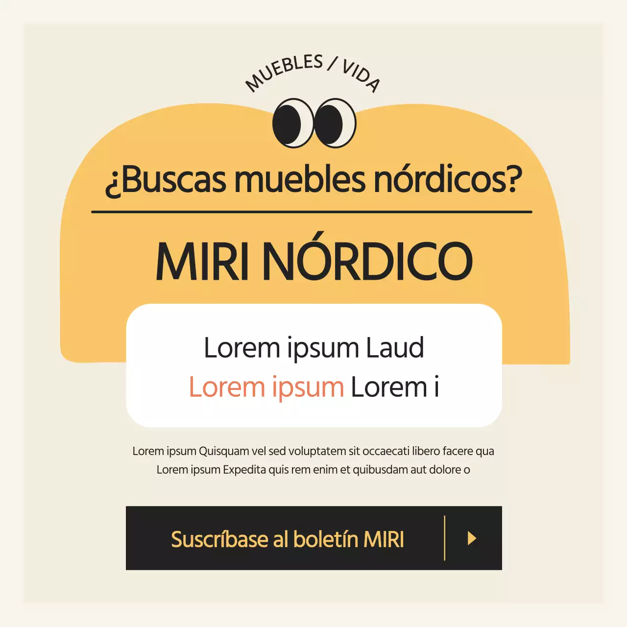 Una selección de interiores limpios y tranquilos en naranja vintage.