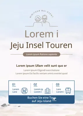 Hellblau-braun sauberes Konzept kindliche Frömmigkeit Tourismus Thema