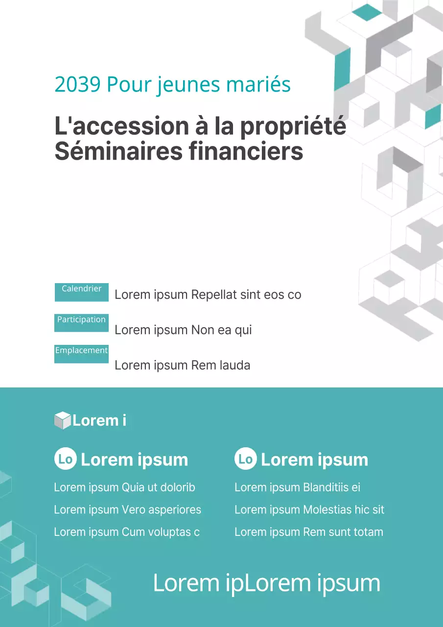 Séminaire sur le financement de l'accession à la propriété