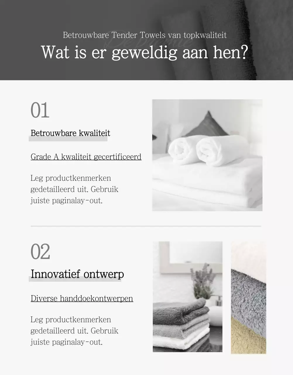 (Huishoudelijke artikelen)Bodle Handdoek