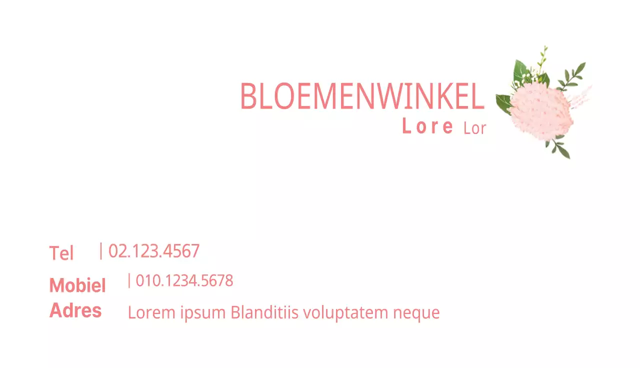 44729_Bloemen visitekaartje