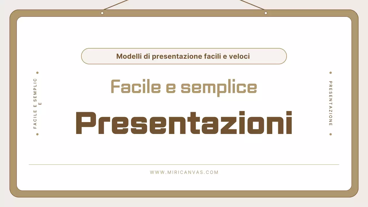 Guida alla presentazione semplice di Beige