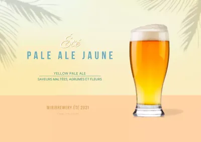 Simple Craft Beer Street Poster