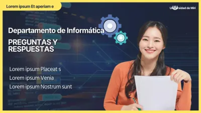Pulcra miniatura de informática y YouTube en azul marino y amarillo.