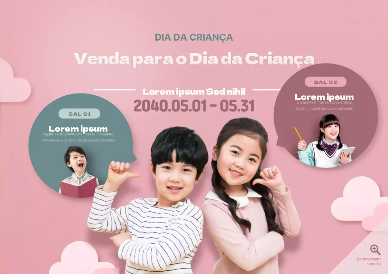 Venda para o Dia da Criança