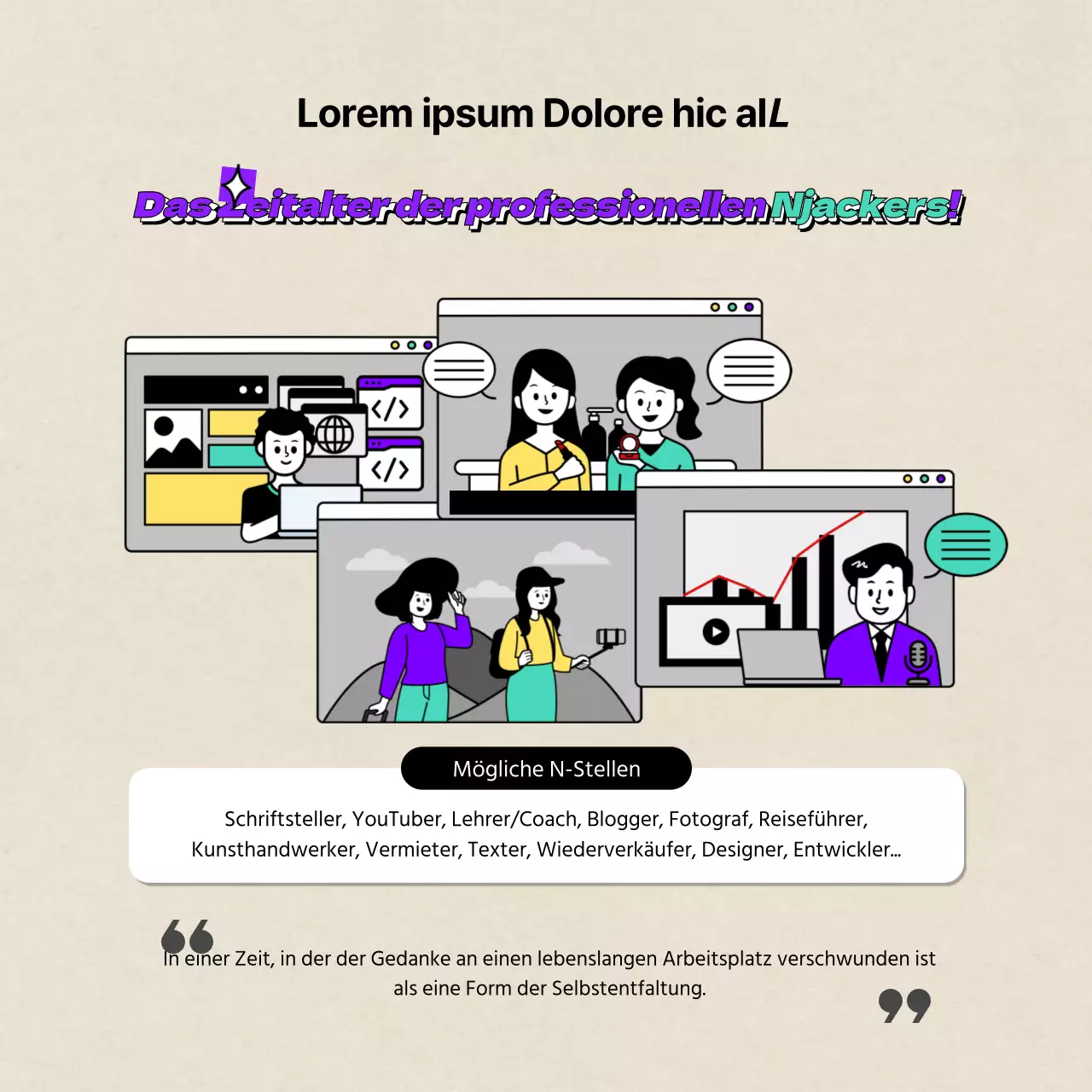 Eine Einführung in niedlich illustrierte Nebenprojekte und N-Jobs