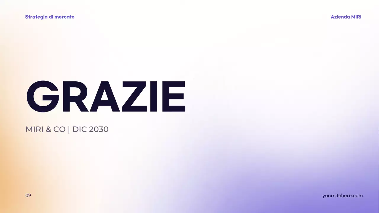 presentazione della strategia moderna viola