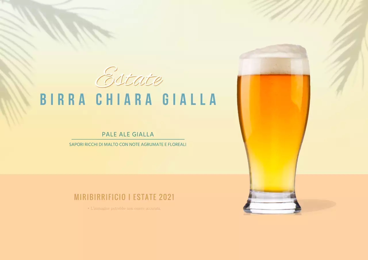 Poster di strada della birra artigianale semplice