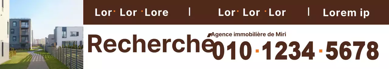 Agent immobilier marron recherché