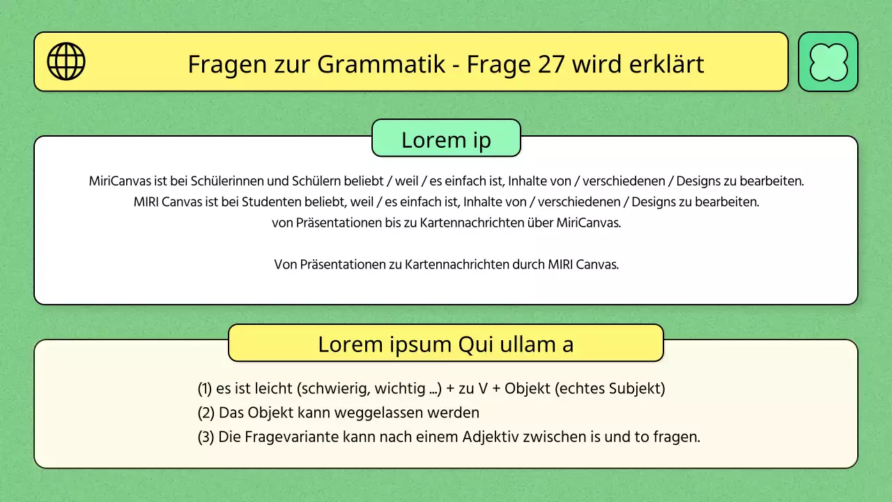 Bildungsthema mit hellgrüner Farbe und einfacher Linienillustration