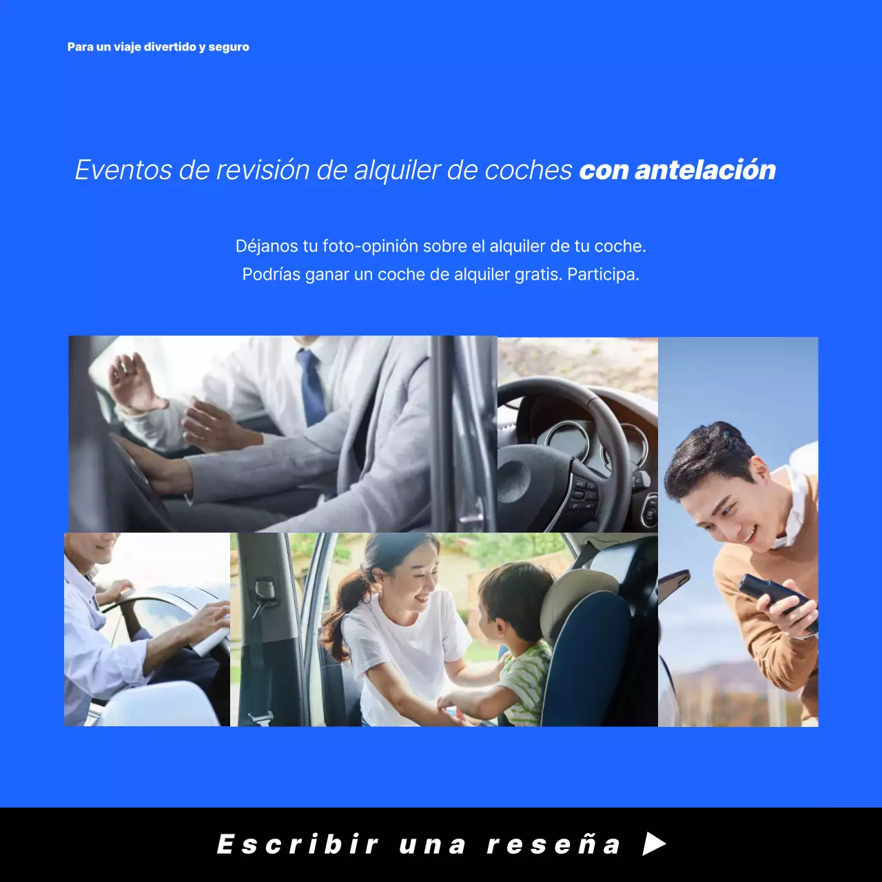 La tarjeta azul y morada de alquiler de cochesNoticias