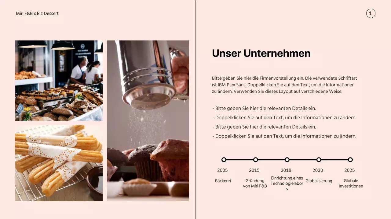 Vorschlag für eine Markenkollaboration mit gelben und pastellfarbenen Desserts