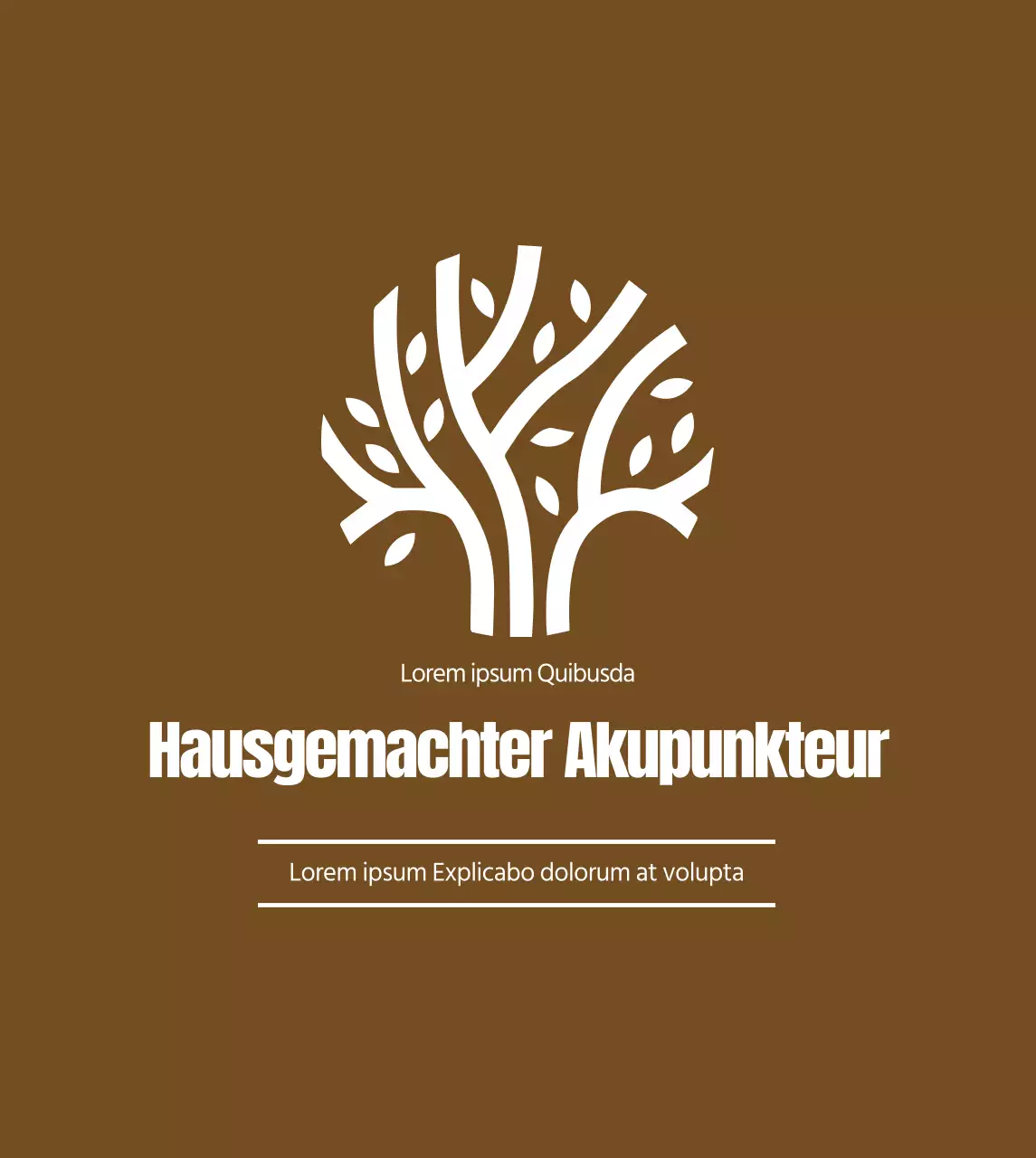 Hanwha Council Plakette mit Holzlogo