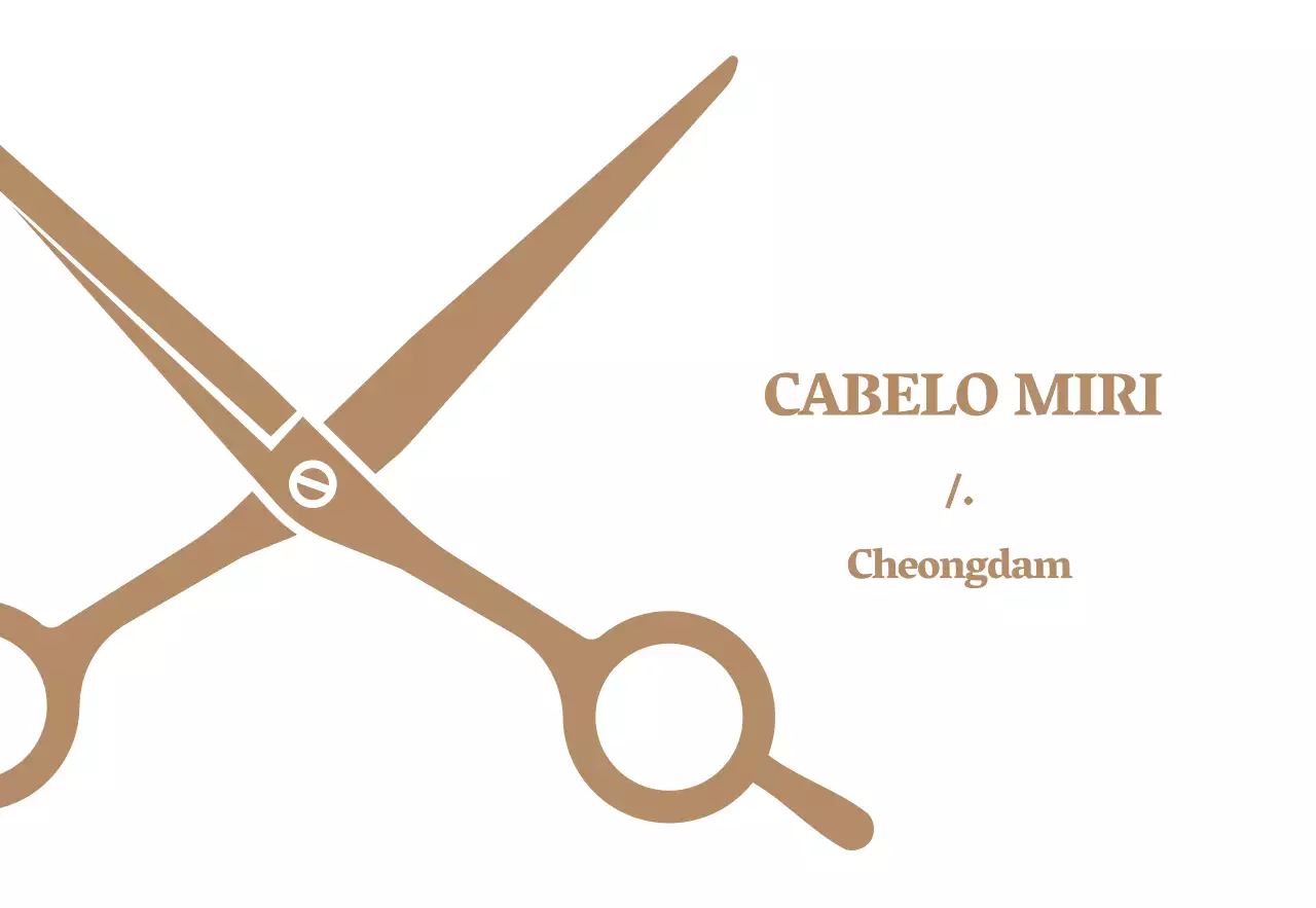 Cabeleireiro com estiloLogotipo