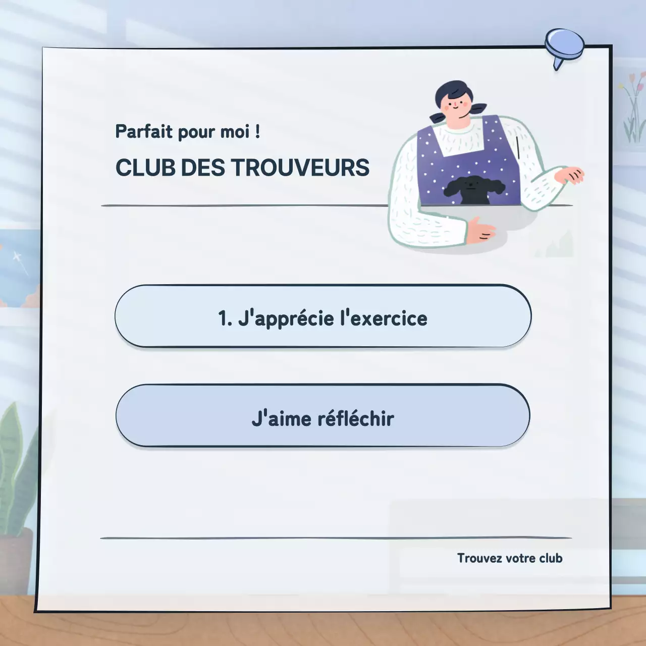 Concepts de tests psychométriques avec de jolies illustrations