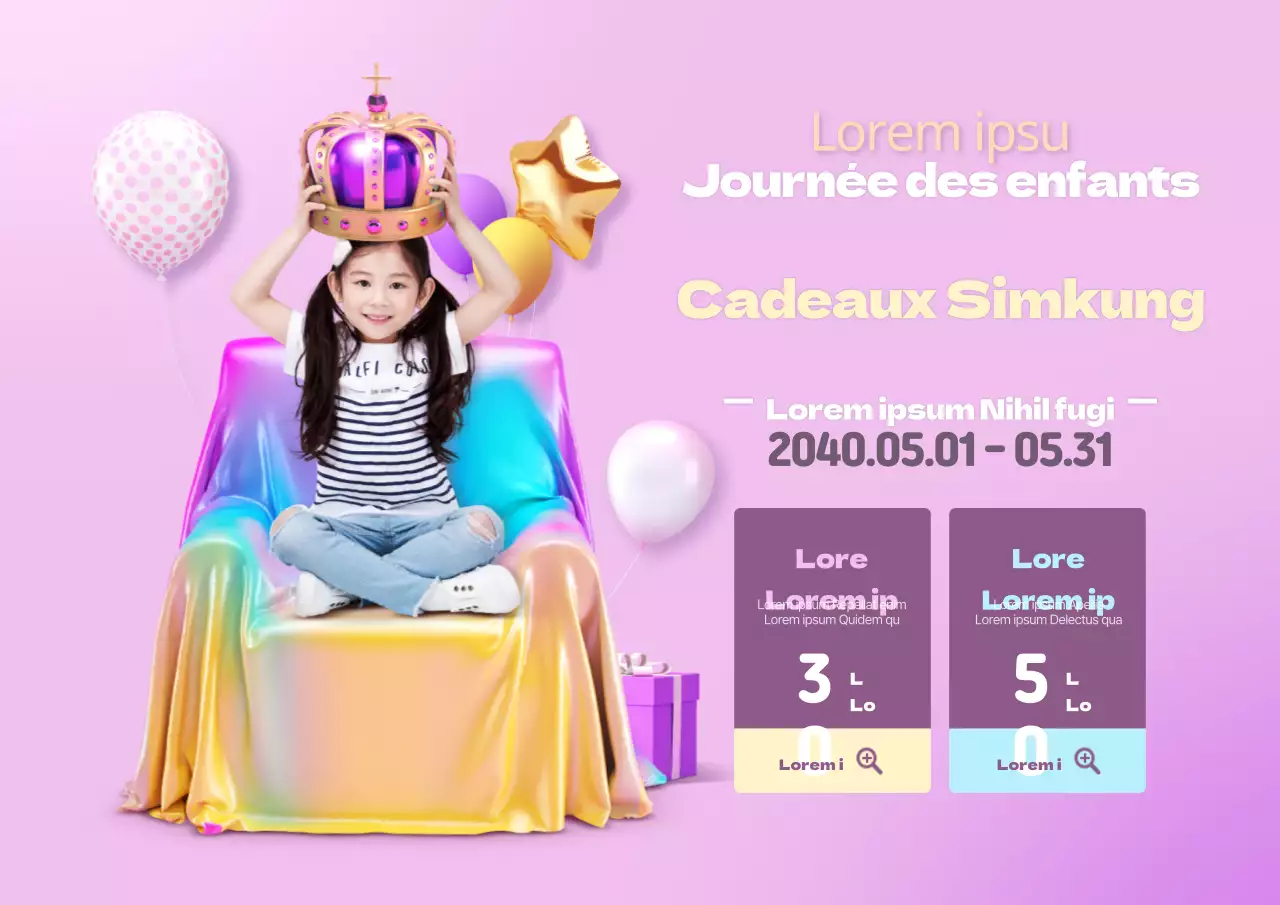 Cadeau Simplicité pour la journée des enfants