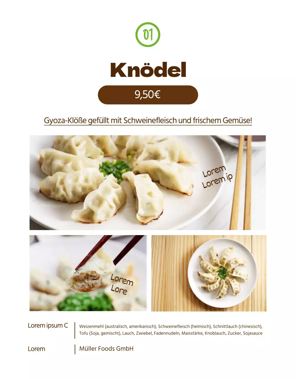 (Lebensmittel) Knödel