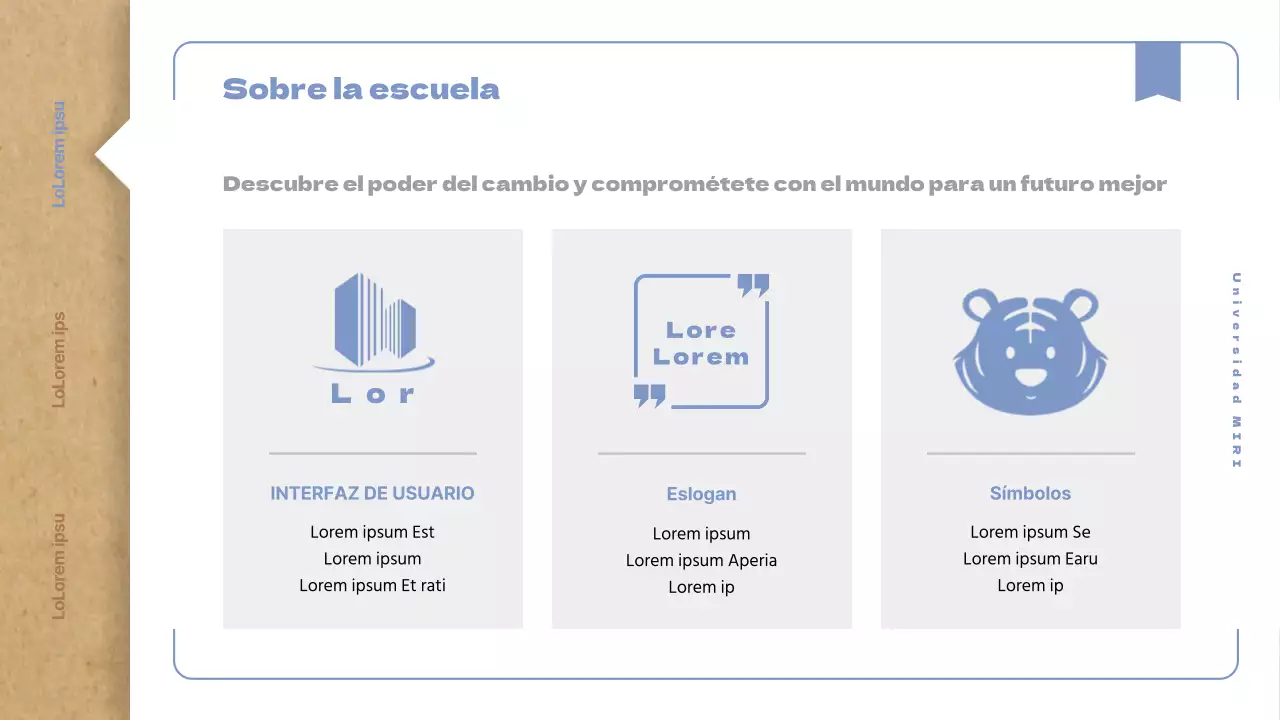 Una sencilla guía para recién llegados a la universidad con un concepto de libro beige vintage