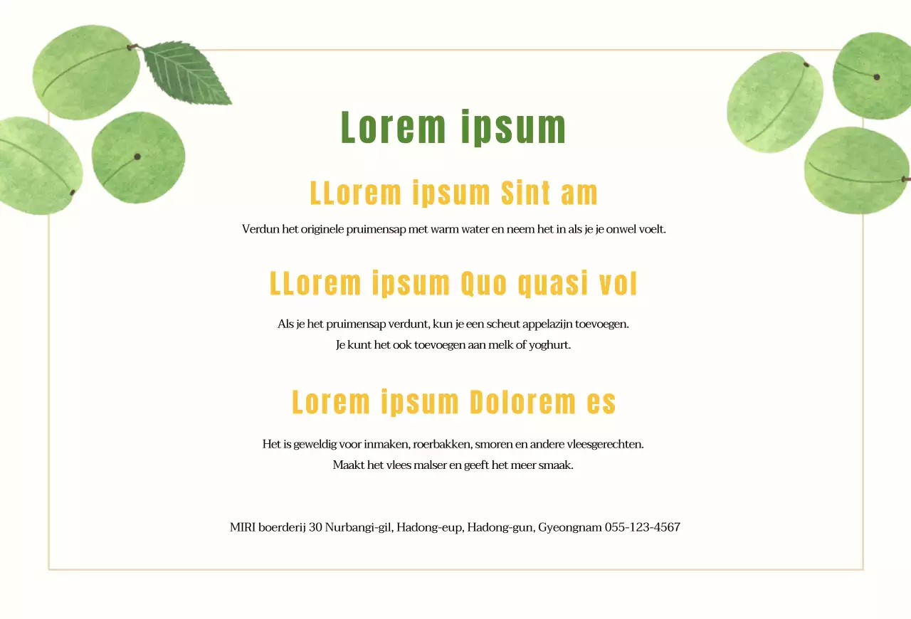 Geïllustreerde Plum Blossom ansichtkaart