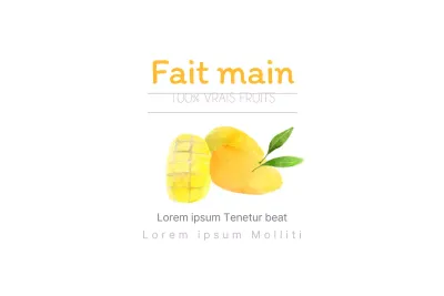 100% VRAIS FRUITS Mangue
