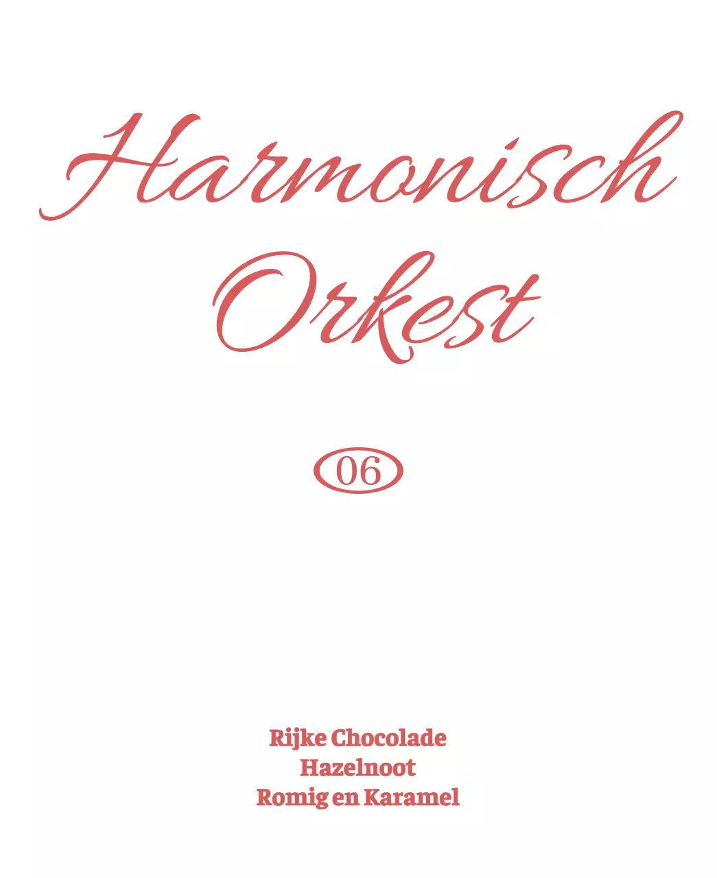 Cafe druppelkoffie met rode en witte cursieve accenten