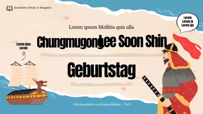 Eine niedliche YouTube-Miniaturansicht von Chungmugong Yi Sun-sins Geburtstag