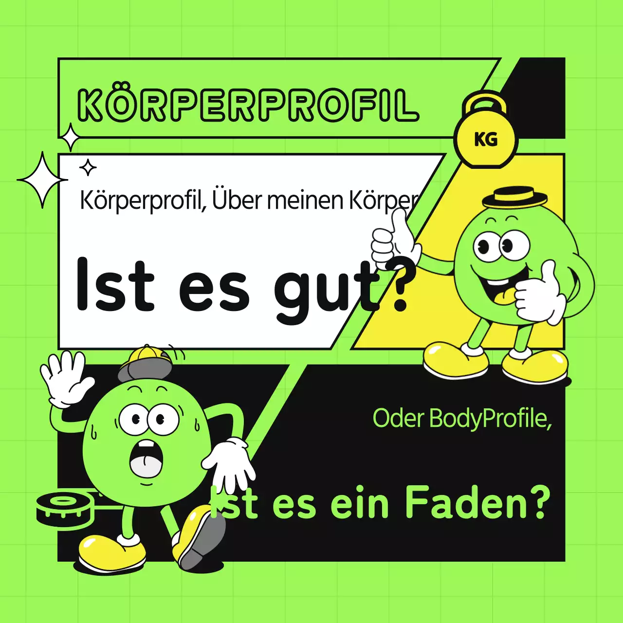 Diskutieren Sie die Vor- und Nachteile von fluoreszierenden lindgrünen und schwarzen jugendlichen Körperprofilen