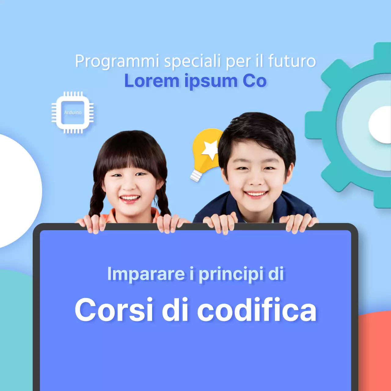 Un luogo di apprendimento divertente per i bambini