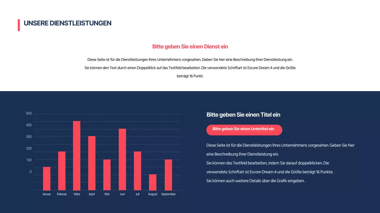 Geschäftspräsentationen